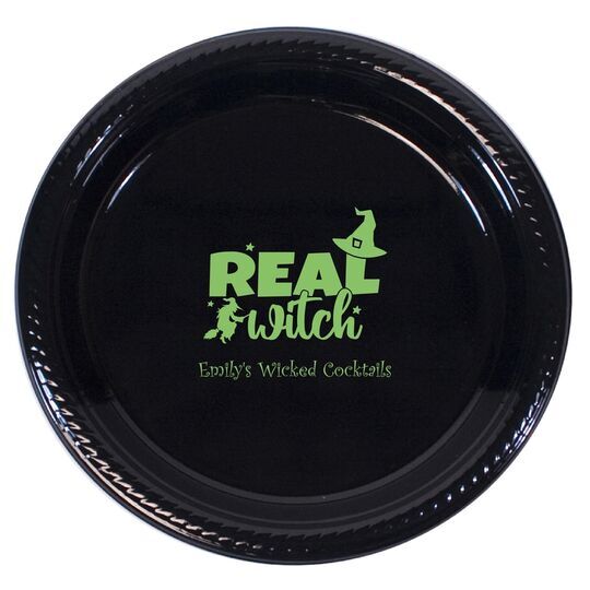 Real Witch Plastic Plates